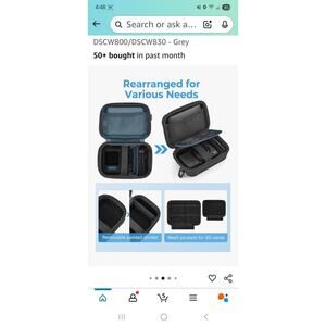 Go Pro Camera Battery Hard Shell Waterproof Case